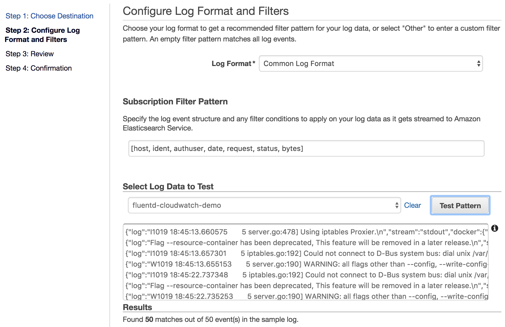 ES Log Format