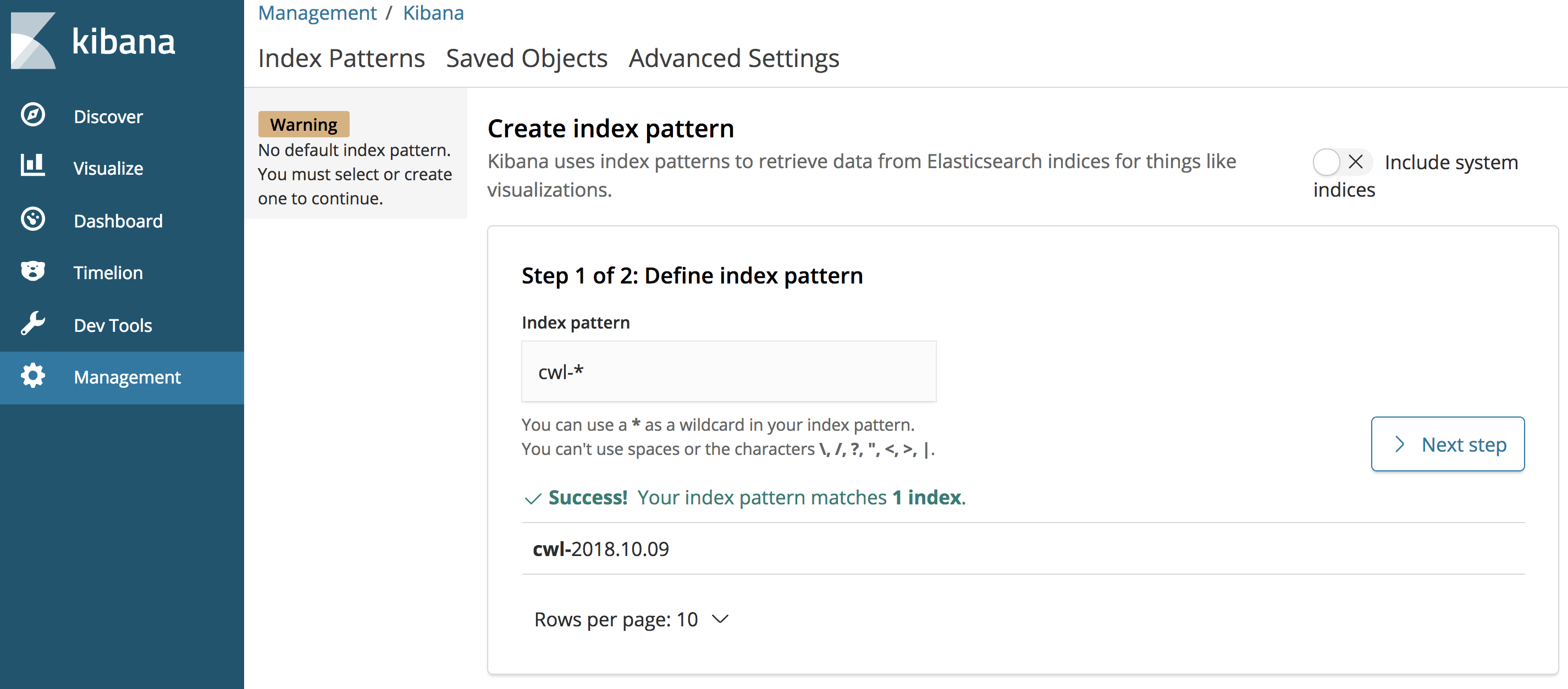 Index Pattern